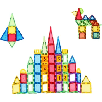 ostatní stavebnice Magnetická vzdělávací stavebnice 83 ks