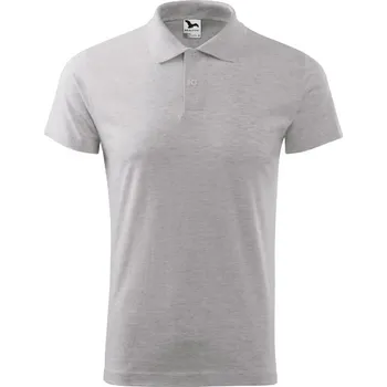 pracovní tričko střih s bočními švy límeček z žebrového úpletu 1:1 léga s 2 knoflíčky v barvě materiálu vnitřní průkrčník začištěn páskou z vrchového materiálu zpevnění ramenních švů páskou silikonová úprava - 19-2020313