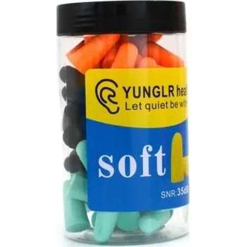 Špunty do uší 60 ks vícebarevná