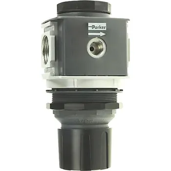 Ventil Regulátor pro úpravu vzduchu, bez manometru, s odlehčením, G1/2"vni, 2 bar, max. 110 l/s Parker P33RA14BNYP