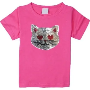 Dívčí tričko Dívčí tričko s kočkou J465 8 A