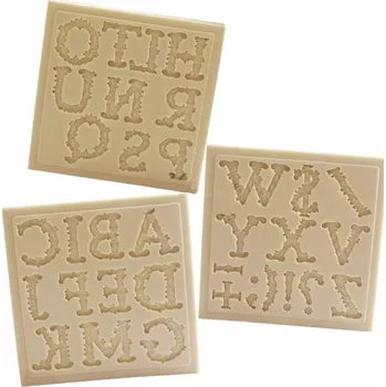 Forma na pečení Formy na pečení ozdobná písmena 3 ks