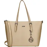 Zlatá velká shopper kabelka přes rameno „Misty“