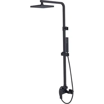 Sprchový set Besco Sprchový komplet s pákovou směšovací baterií Modern / Varium SK-PB B Černá mat