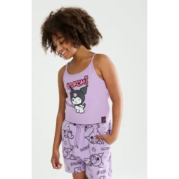 Dívčí tričko Sinsay - Tričko Kuromi - levandulová - 170EB-04X - 170EB-04X-164