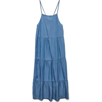 Dámské šaty LETNÍ DENIMOVÉ ŠATY LYOCELL Vero Moda