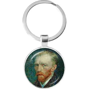 Klíčenka s motivem Van Gogh děl | stylová klíčenka, přívěsek na klíče - 25