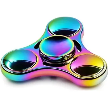 Gadget Duhový fidget spinner kovový Duhový