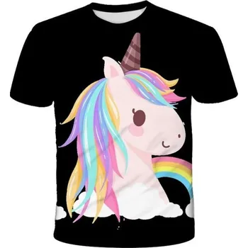 Dívčí tričko s jednorožcem B1469 8 B