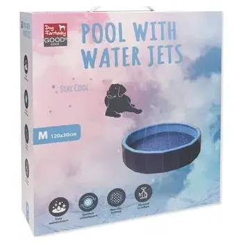 bazén pro psa Bazének Dog Fantasy s vodními tryskami 120x30m