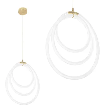 Toolight Designové LED osvětlení Circle G016-CP zlaté