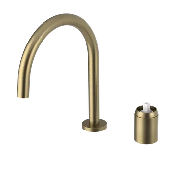 Vodovodní baterie ULTRAMIX tělo dvouprvkové stojánkové umyvadlové baterie, zlato mat