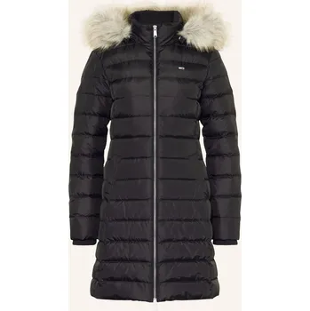 Dámská bunda Tommy Jeans Dámský Péřový Kabát S Odnímatelnou Umělou...