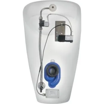 Pisoár JIKA GOLEM ANTIVANDAL pisoár s radarovým senzorem, napájení z baterie, zadní přívod vody