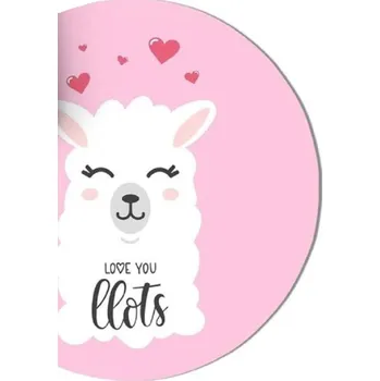 Kulatá podložka pod myš K2502 růžová 20 cm x 20 cm