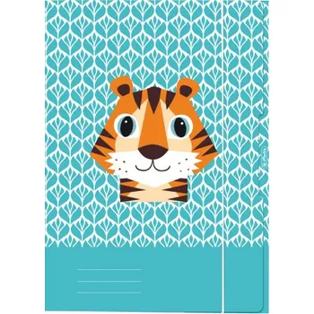 Archivační box Herlitz Desky s gumičkou A3 Tygr (Cute Animals)