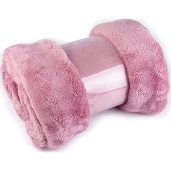 deka Deka bubble fleece 150x200 cm - 5 starorůžová
