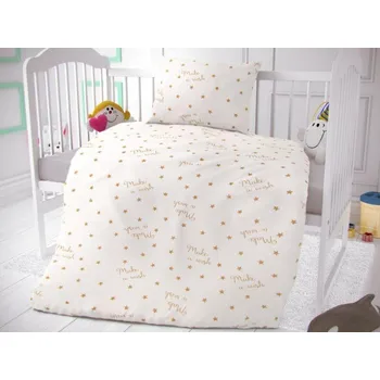 Povlečení Kvalitex Bavlněné povlečení do dětské postýlky Stars