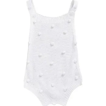 Dívčí pletené body L1388 bílá 9-12 měsíců