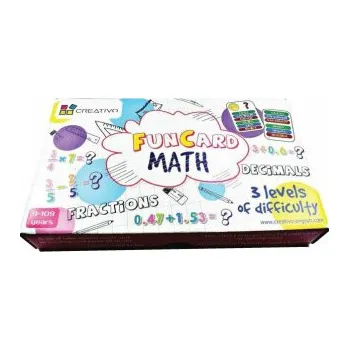 Anglický jazyk Fun Card Math (fractions and Decimals)