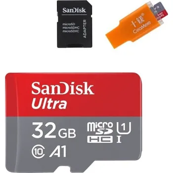 Paměťová karta Micro SDHC/SDXC paměťová karta s adaptérem a čtečkou 32GB