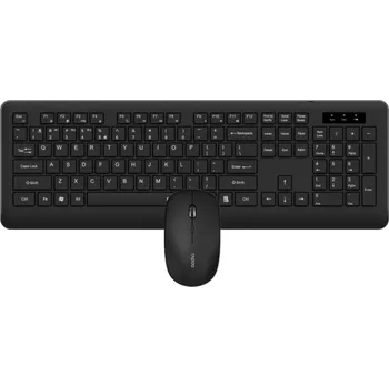 RAPOO Set klávesnice a myš 8310M, Multi-mode, Bezdrátový set, CZ/SK, Černá 6940056131225