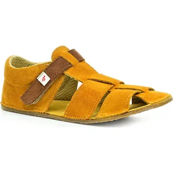 Dívčí obuv EF Barefoot Ef hnědé barefoot sandály Velikost boty (EU): 30, Vnitřní délka boty: 192, Vnitřní šířka boty: 78