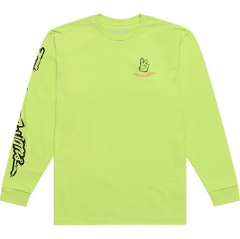 tričko dlouhý rukáv pánské TROY LEE DESIGNS PEACE OUT GLO YELLOW (72957300) - L