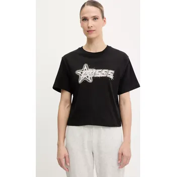 Dětská móda Dětské bavlněné tričko Guess ARDISIA V5GI12.K9RM1 černá 99X, vel. M