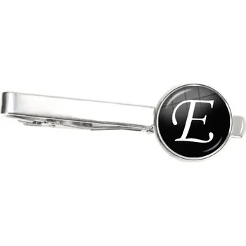 Spona na kravatu Stylová kravatová spona s písmenem podle jména | módní doplněk, dárek pro muže - E