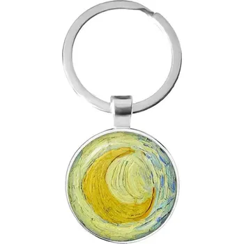 Klíčenka s motivem Van Gogh děl | stylová klíčenka, přívěsek na klíče - 13