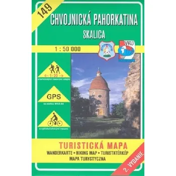 Chvojnická Pahorkatina Skalica - mapa VKÚ 1:50 000 číslo 149 - Vojenský kartografický ústav