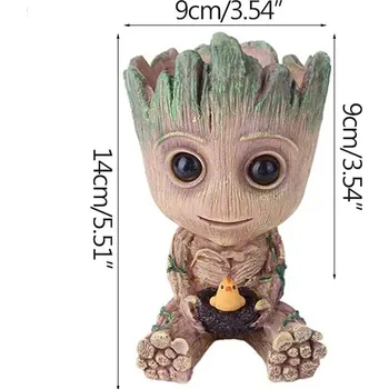 Květináč Roztomilý Groot květináč, postavička na tužky | květináč, figurka - pták m