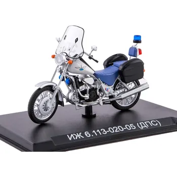 autíčko IŽ-6.113-020-05 DPS 1:24 - MODIMIO Collections Naše Motocykly časopis s modelem #5 IŽ-6.113-020-05 DPS motorka - model motorky