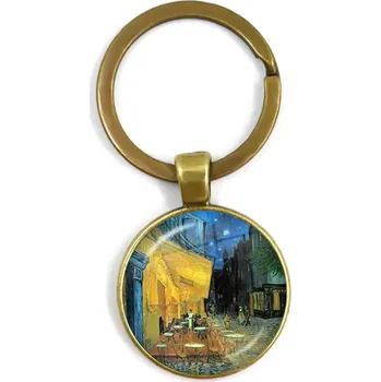 Klíčenka s motivem Van Gogh děl | stylová klíčenka, přívěsek na klíče - 12