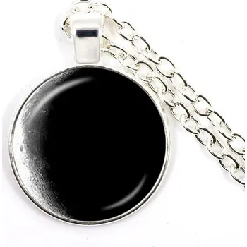 Náhrdelník Měsíční náhrdelník s úplňkem | měsíční šperk, přívěsek - Ubývající půlměsíc