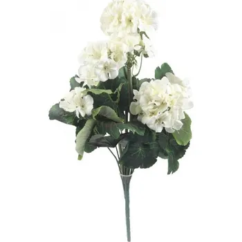 umělá květina Kytice muškát 46 cm bílá