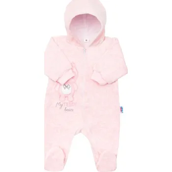 Kojenecký overall Semišový overal s kapucňou New Baby Sweetheart