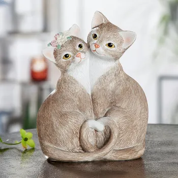 Gilde Dekorační figurka Kočky Nala a Nico 494345