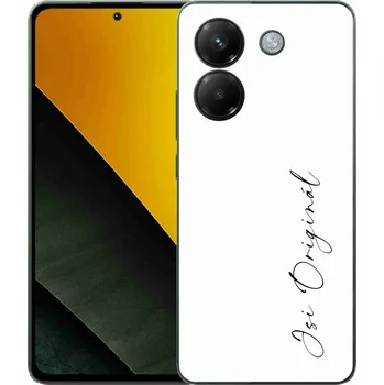 Pouzdro na mobilní telefon Gelový kryt mmCase na Xiaomi Poco M7 Pro 5G - jsi originál bílé pozadí