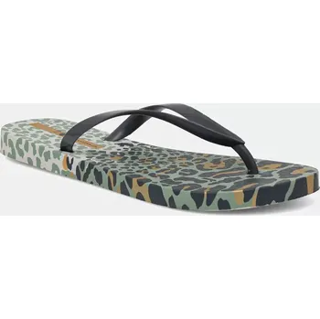 Dámské žabky Žabky Ipanema ANIMAL PRINT dámské, zelená barva, na plochém podpatku, 83617-AY355 83617.AY355 97X, EUR 37