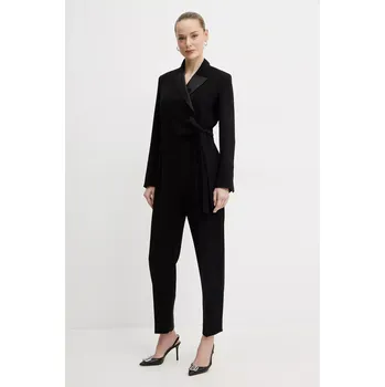 Dámský overall Overal Weekend Max Mara černá barva, s výstřihem do v, 2515241021600 99X, vel. 40