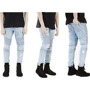 Pánské džíny Pánské stylové úzké džíny J1522 modrá 30