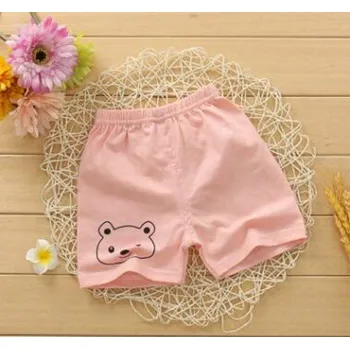 Kojenecké oblečení Dětské kraťasy s karikaturou medvěda J1247 růžová 5