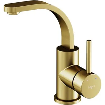 Besco Umyvadlová baterie Decco II UB BG Zlatá kartáčovaná