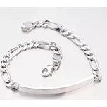 Pánský náramek stříbro 925 stříbra Figaro 3+1 B1300459-0011-SLX délka 18 cm