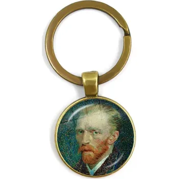 Klíčenka s motivem Van Gogh děl | stylová klíčenka, přívěsek na klíče - 27