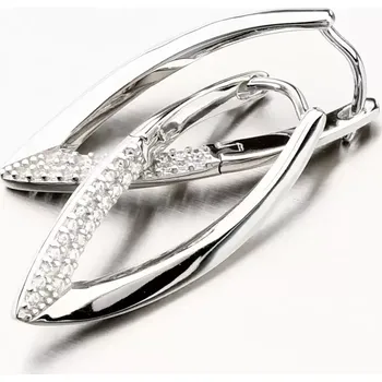 Náušnice Dámské náušnice stříbro 925 zirkon visací PKL-2127