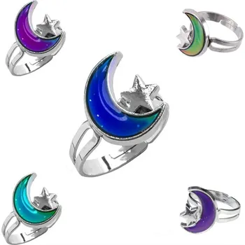 Prsten Trendy měnící nastavitelný prsten nálady pro děti | prsten, šperk - 8