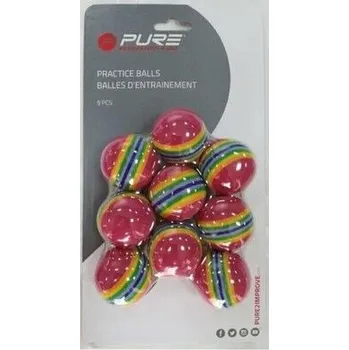 Golf Pure 2 Improve Foam Practice pěnové tréninkové míčky, 9ks